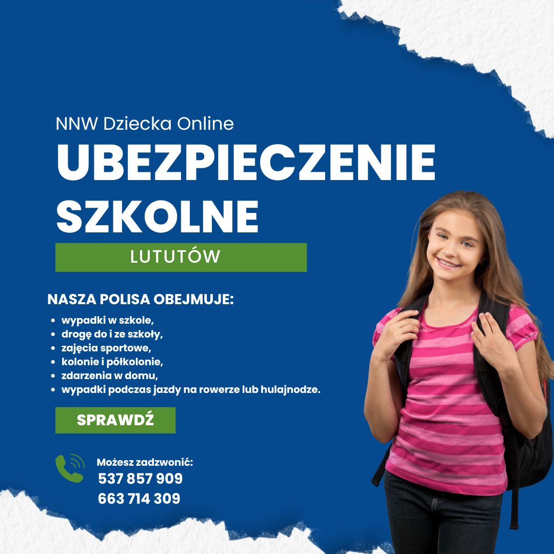 Ubezpieczenie Szkolne- Lututów