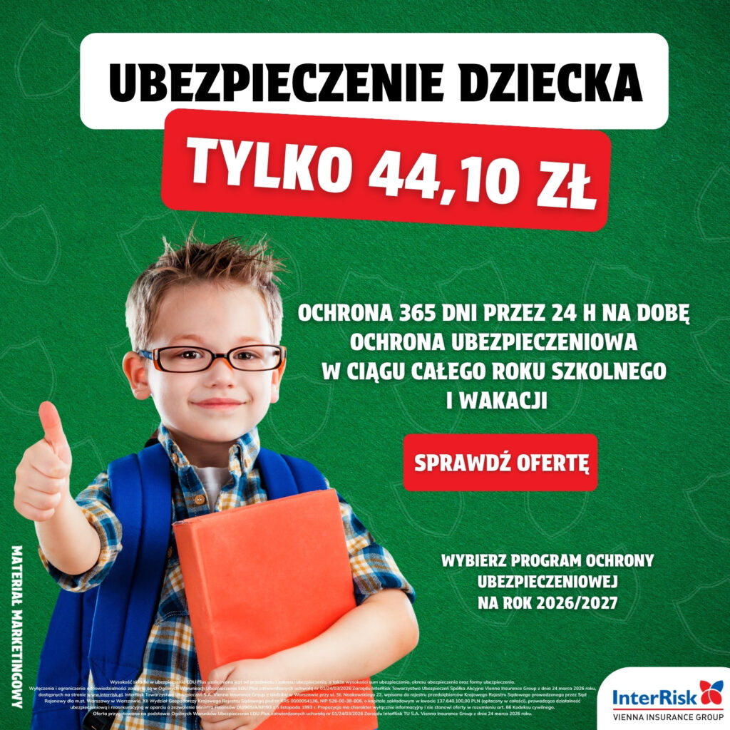 Ubezpieczenie dziecka NNW Szkolne
